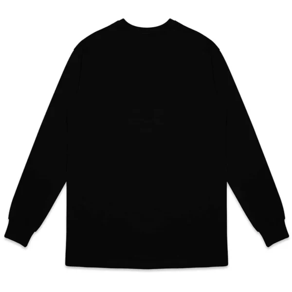 Black Plain Long Sleeve Shirt