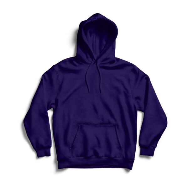 Navy Graphics Plain Hoodie