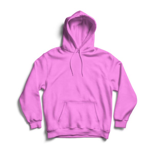 Pink Graphics Plain Hoodie